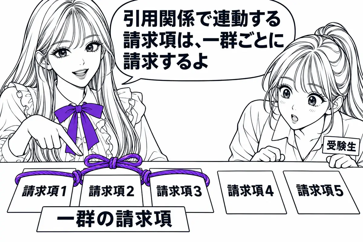 訂正は請求項ごとに請求できるが、一群の請求項があるときは一群ごとに請求しなければならない